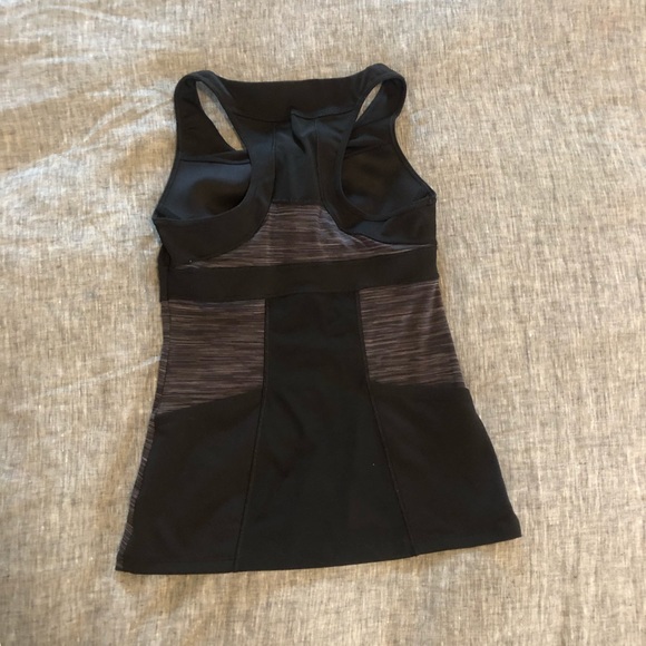 XS Black athleta tank with built in bra - Picture 2 of 3